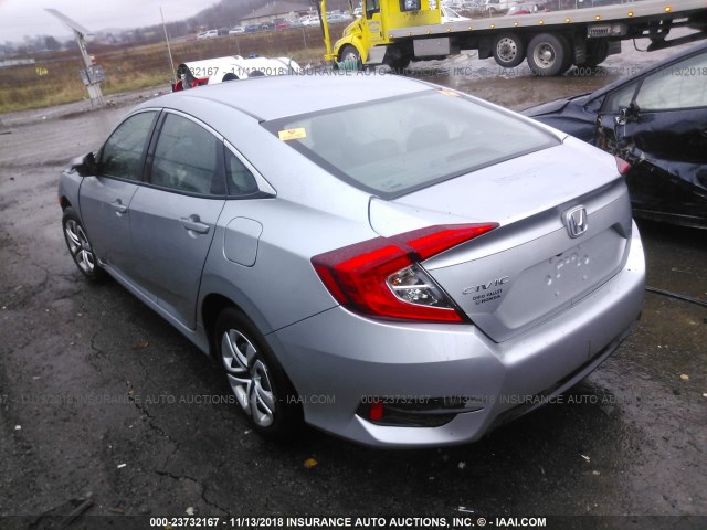 19XFC2F59HE023506 - 2017 HONDA CIVIC LX SILVER photo 3