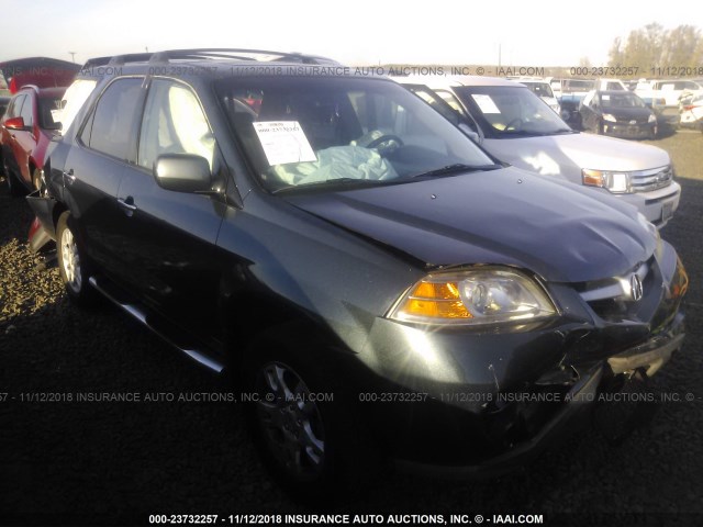 2HNYD18964H507027 - 2004 ACURA MDX TOURING Dark Blue photo 1