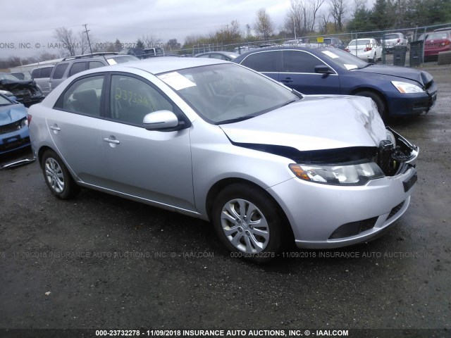 KNAFU4A23C5585649 - 2012 KIA FORTE EX SILVER photo 1