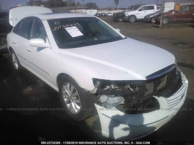 KMHFC46F17A213821 - 2007 HYUNDAI AZERA SE/LIMITED WHITE photo 1