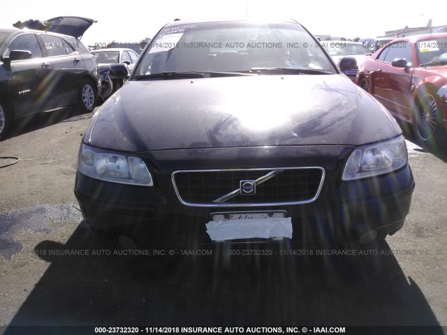 YV1RS592962526895 - 2006 VOLVO S60 2.5T BLACK photo 6