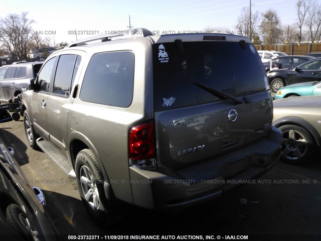 5N1BA08D19N604374 - 2009 NISSAN ARMADA SE/LE GOLD photo 3