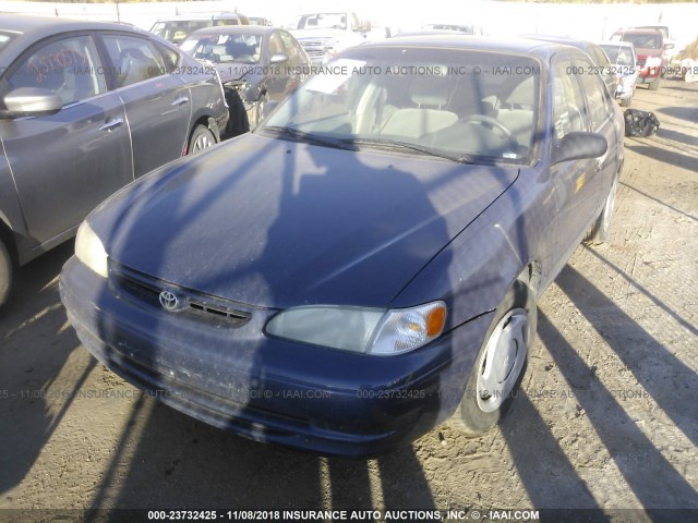 1NXBR12E8YZ397759 - 2000 TOYOTA COROLLA VE/CE/LE BLUE photo 6