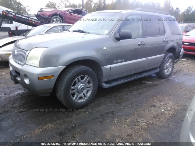 4M2ZU66E12ZJ37202 - 2002 MERCURY MOUNTAINEER  TAN photo 2