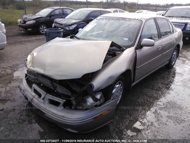 1G3NB52M8X6342610 - 1999 OLDSMOBILE CUTLASS GL TAN photo 2