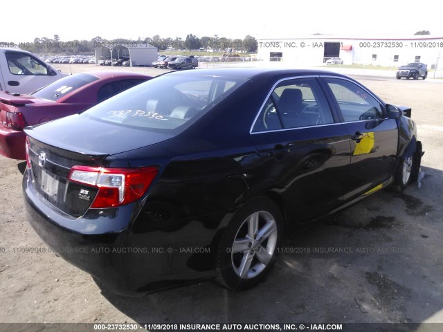 4T1BF1FK1EU312278 - 2014 TOYOTA CAMRY L/SE/LE/XLE 黑色 照片 4