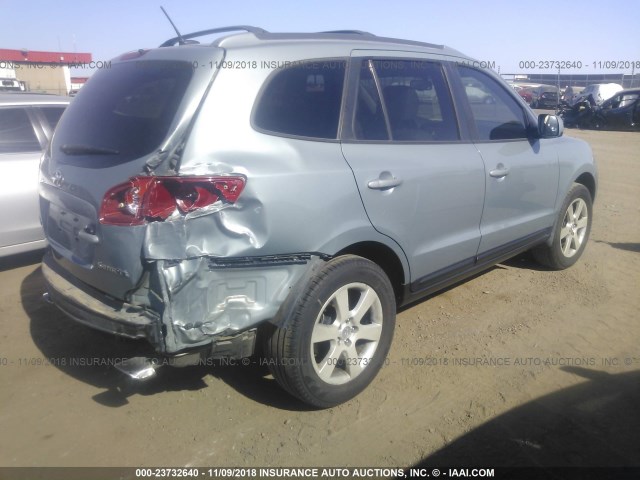 5NMSH13E07H096348 - 2007 HYUNDAI SANTA FE SE/LIMITED GRAY photo 4