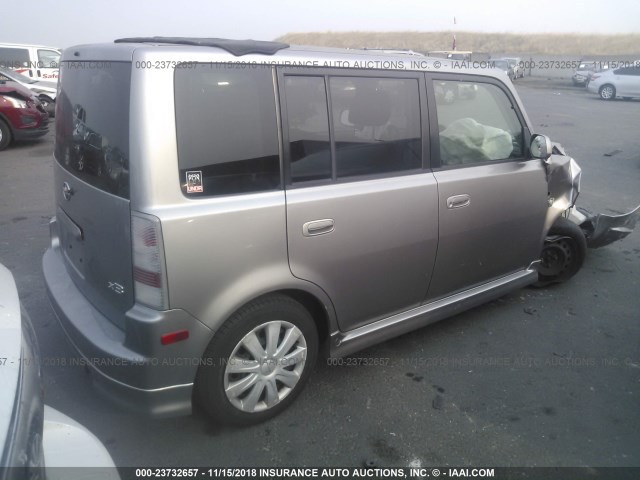 JTLKT324154019663 - 2005 TOYOTA SCION XB Boz foto 4