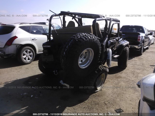 1J4FY19S6WP721382 - 1998 JEEP WRANGLER / TJ SPORT BLACK photo 4