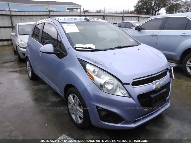 KL8CB6S93EC523274 - 2014 CHEVROLET SPARK LS Light Blue photo 1