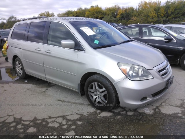 5FNRL386X5B410564 - 2005 HONDA ODYSSEY EXL GRAY photo 1