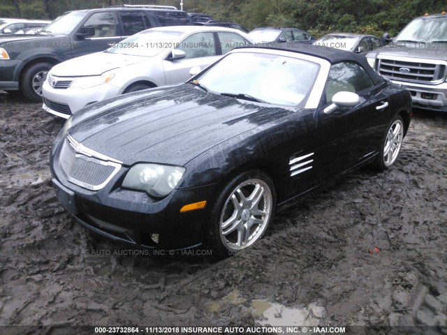 1C3AN65L45X055615 - 2005 CHRYSLER CROSSFIRE LIMITED BLACK photo 2