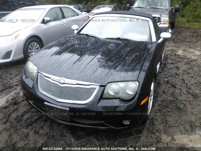 1C3AN65L45X055615 - 2005 CHRYSLER CROSSFIRE LIMITED BLACK photo 6