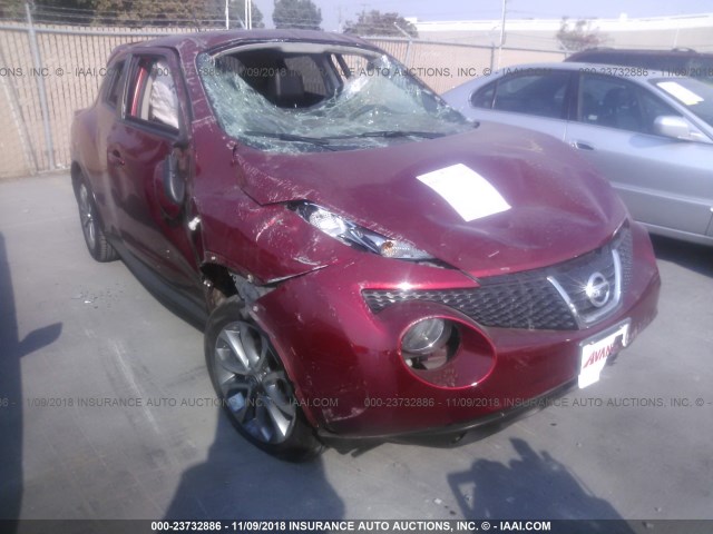 JN8AF5MR0DT200331 - 2013 NISSAN JUKE S/SV/SL RED photo 1