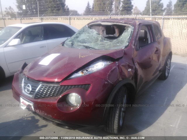 JN8AF5MR0DT200331 - 2013 NISSAN JUKE S/SV/SL RED photo 2