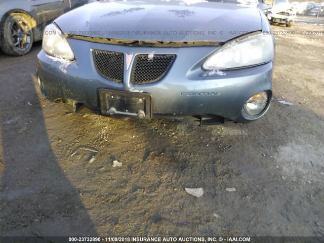 2G2WP552861105688 - 2006 PONTIAC GRAND PRIX BLUE photo 6