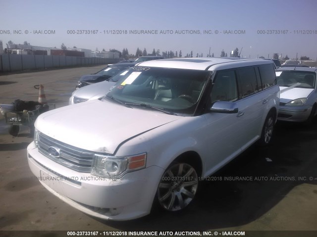 2FMDK53CX9BA68893 - 2009 FORD FLEX LIMITED WHITE photo 2