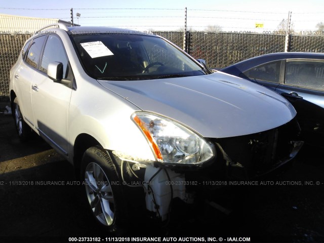 JN8AS5MV0DW112872 - 2013 NISSAN ROGUE S/SV SILVER photo 1