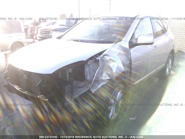 JN8AS5MV0DW112872 - 2013 NISSAN ROGUE S/SV SILVER photo 2