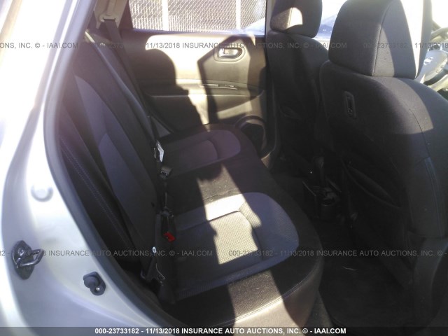 JN8AS5MV0DW112872 - 2013 NISSAN ROGUE S/SV SILVER photo 8