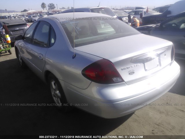 1FAFP55U12G204398 - 2002 FORD TAURUS SES GRAY photo 3