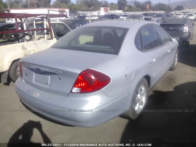 1FAFP55U12G204398 - 2002 FORD TAURUS SES GRAY photo 4