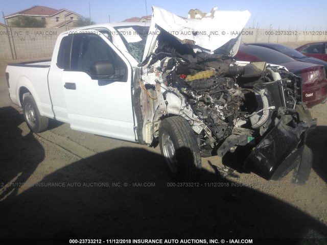 1FTEX1C88GKD25485 - 2016 FORD F150 SUPER CAB WHITE photo 1