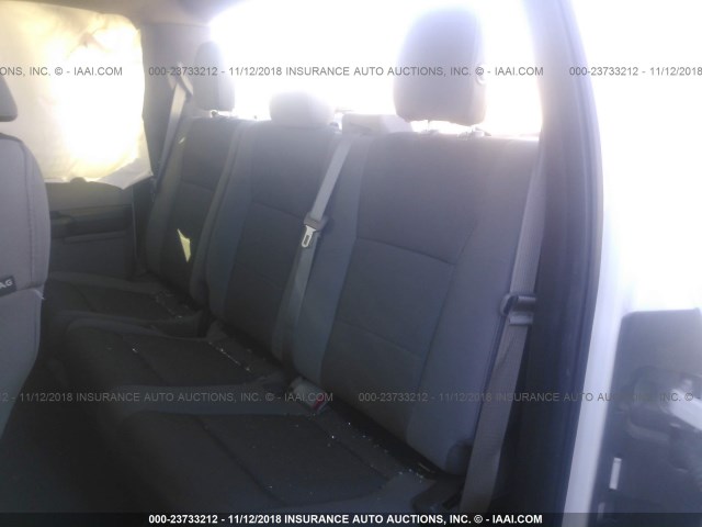 1FTEX1C88GKD25485 - 2016 FORD F150 SUPER CAB WHITE photo 8