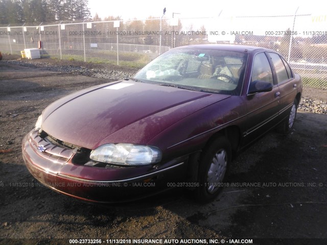 2G1WL52J0Y1196101 - 2000 CHEVROLET LUMINA MAROON photo 2