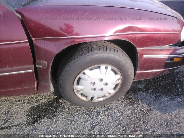 2G1WL52J0Y1196101 - 2000 CHEVROLET LUMINA MAROON photo 6