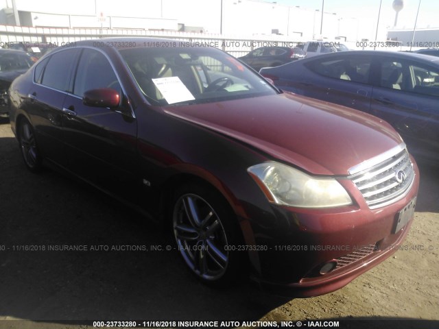 JNKAY01E56M101560 - 2006 INFINITI M35 SPORT MAROON photo 1