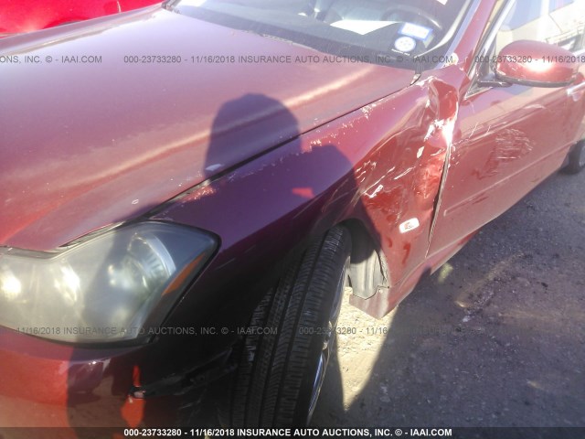 JNKAY01E56M101560 - 2006 INFINITI M35 SPORT MAROON photo 6