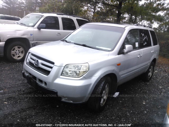 5FNYF18318B052532 - 2008 HONDA PILOT SE SILVER photo 2