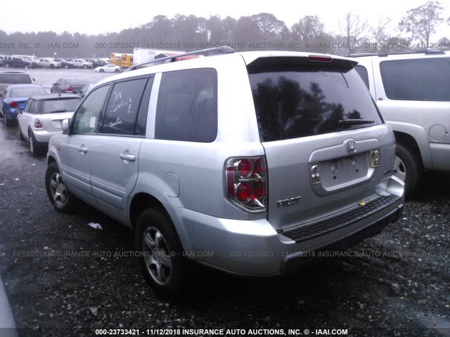 5FNYF18318B052532 - 2008 HONDA PILOT SE SILVER photo 3