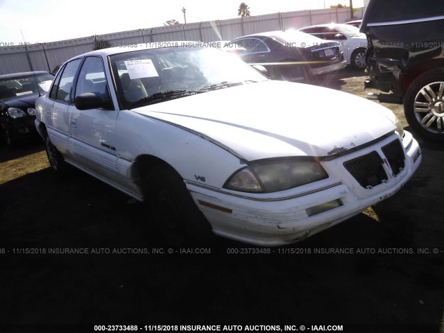 1G2NE55M5SC700862 - 1995 PONTIAC GRAND AM SE WHITE photo 1