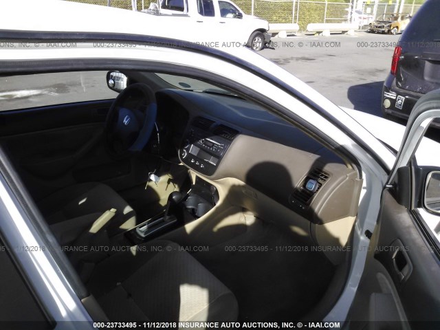 1HGES16385L020544 - 2005 HONDA CIVIC DX VP Ağ foto 5