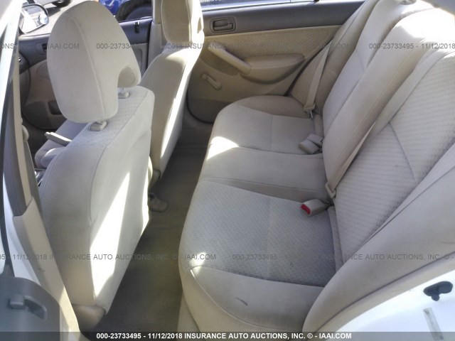 1HGES16385L020544 - 2005 HONDA CIVIC DX VP Ağ foto 8