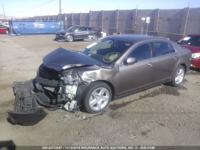 1G1ZB5E06CF100671 - 2012 CHEVROLET MALIBU LS 灰色 照片 2