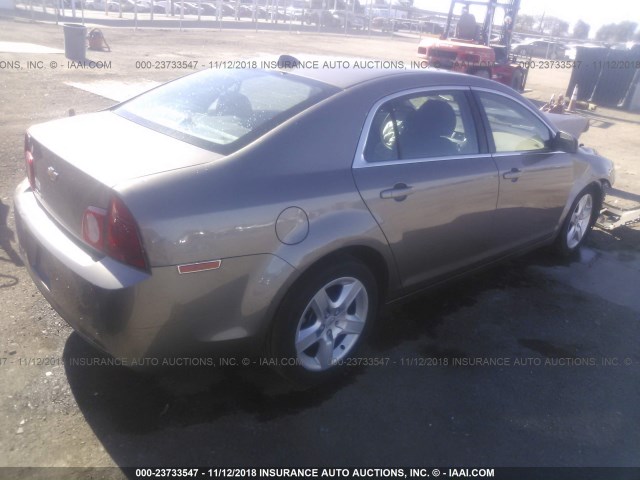 1G1ZB5E06CF100671 - 2012 CHEVROLET MALIBU LS 灰色 照片 4