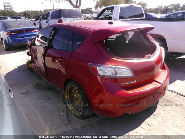 JM1BL1H3XA1253858 - 2010 MAZDA SPEED 3 RED photo 3