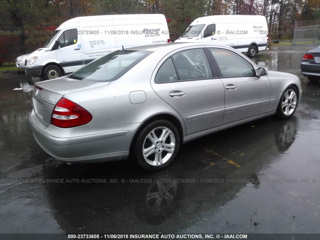 WDBUF83J34X118901 - 2004 MERCEDES-BENZ E 500 4MATIC BEIGE photo 4