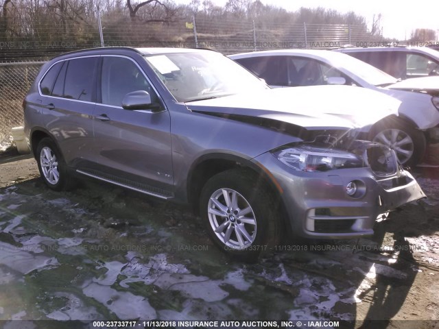 5UXKR0C5XF0P07510 - 2015 BMW X5 XDRIVE35I GRAY photo 1