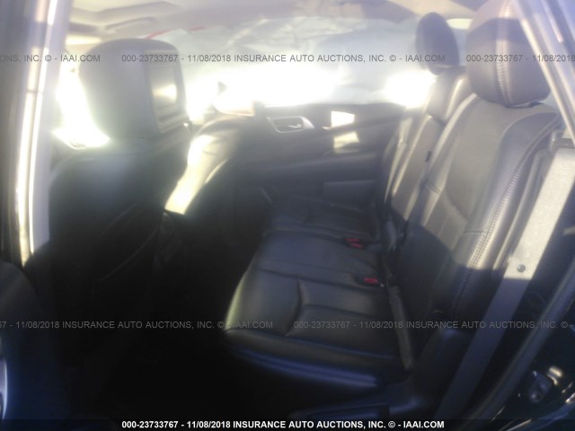 5N1AR2MM4EC618183 - 2014 NISSAN PATHFINDER S/SV/SL/PLATINUM BLACK photo 8