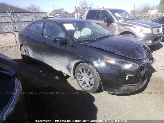 1C3CDFAA9GD750452 - 2016 DODGE DART SE BLACK photo 1