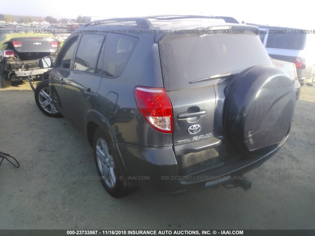 JTMZK32V266002351 - 2006 TOYOTA RAV4 SPORT GRAY photo 3