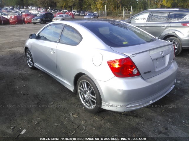 JTKDE167050014736 - 2005 TOYOTA SCION TC Gümüş foto 3