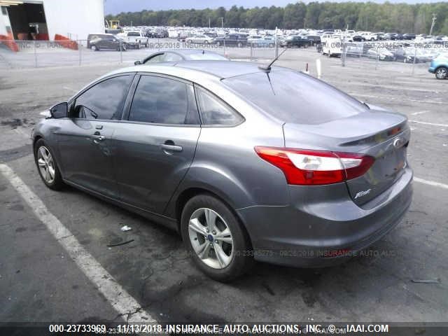 1FADP3F25EL387535 - 2014 FORD FOCUS SE GRAY photo 3