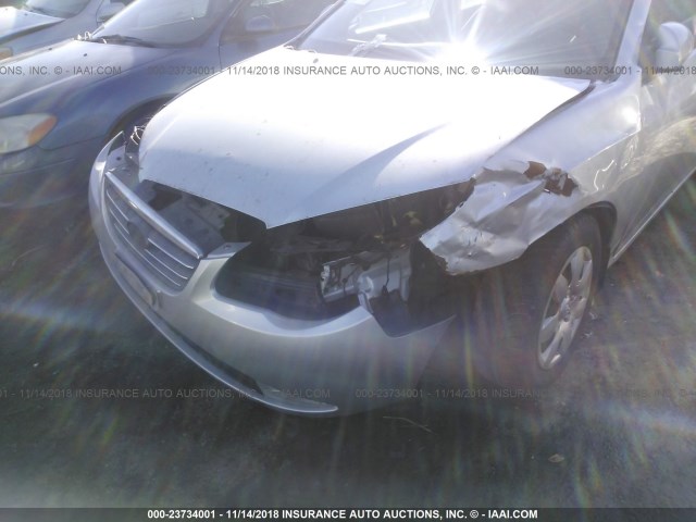 KMHDU46D49U626675 - 2009 HYUNDAI ELANTRA GLS/SE SILVER photo 6