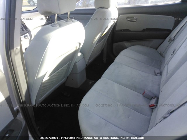 KMHDU46D49U626675 - 2009 HYUNDAI ELANTRA GLS/SE SILVER photo 8