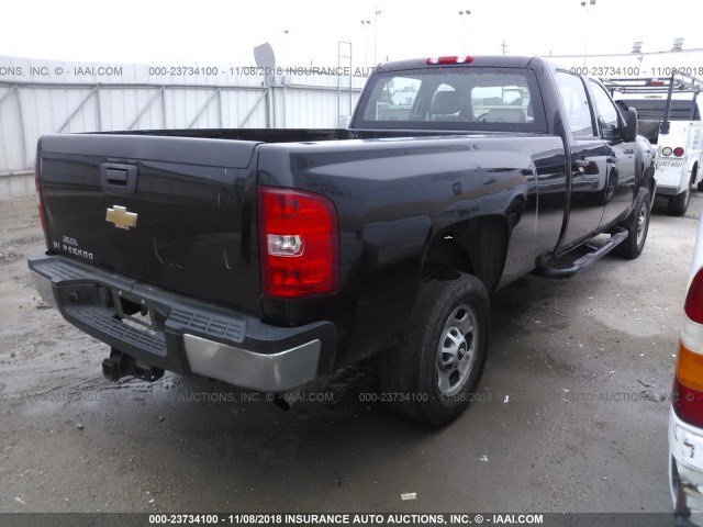 1GC1CVCG4BF254571 - 2011 CHEVROLET SILVERADO C2500 HEAVY DUTY BLACK photo 4